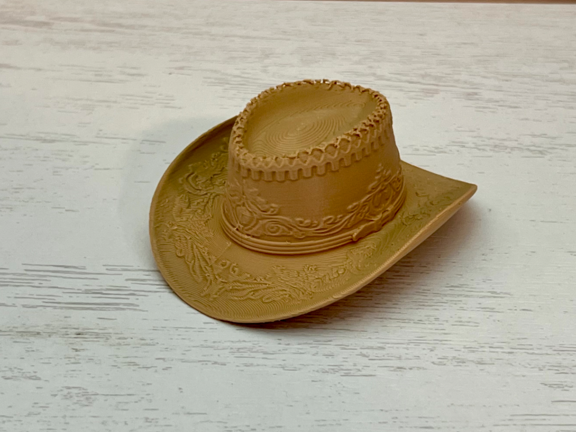 Cowboy Hat - Embossed Detail Texture