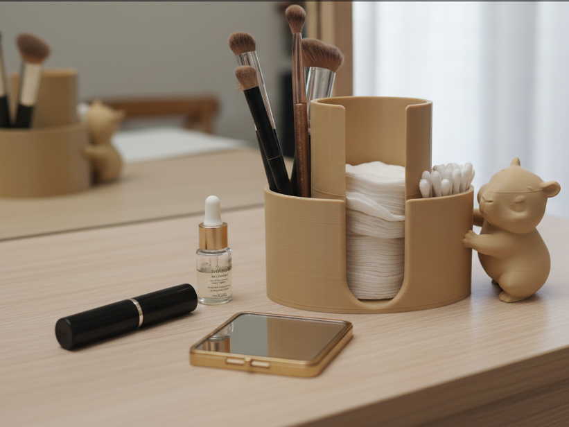 Makeup & Desk Organizer with Capibara