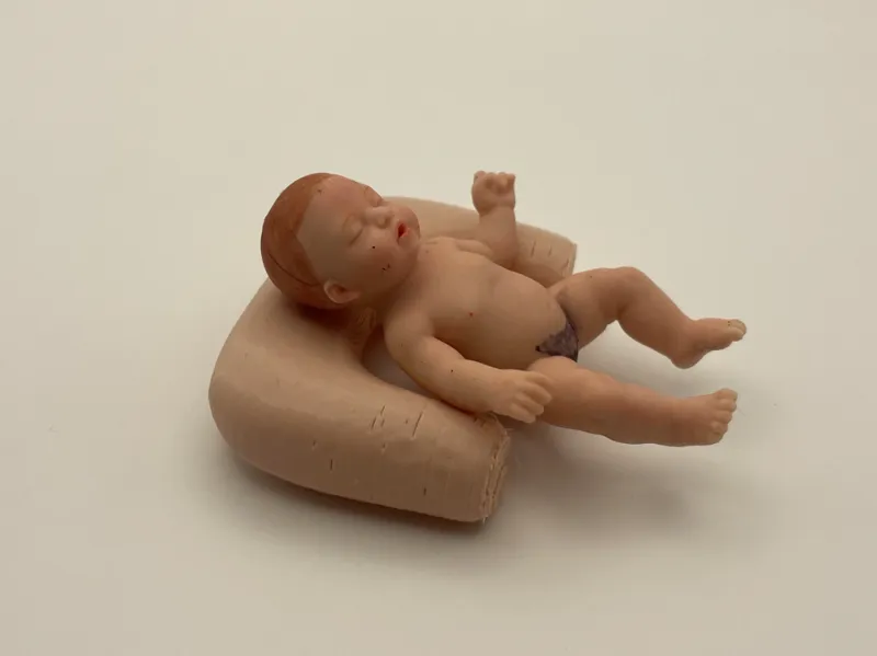 Nursery Pillow 3D Replica Model – STL, OBJ, 3MF