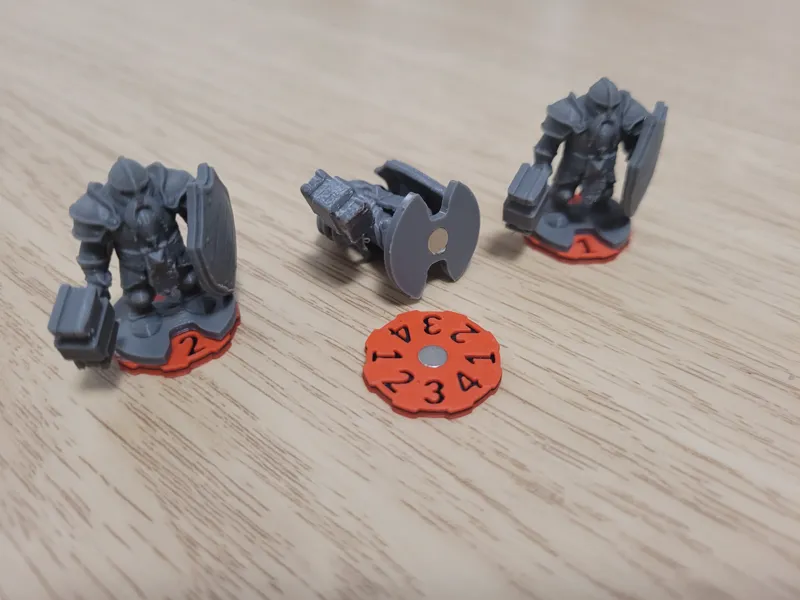Dwarf Warrior with Experience Dial - Covenant
