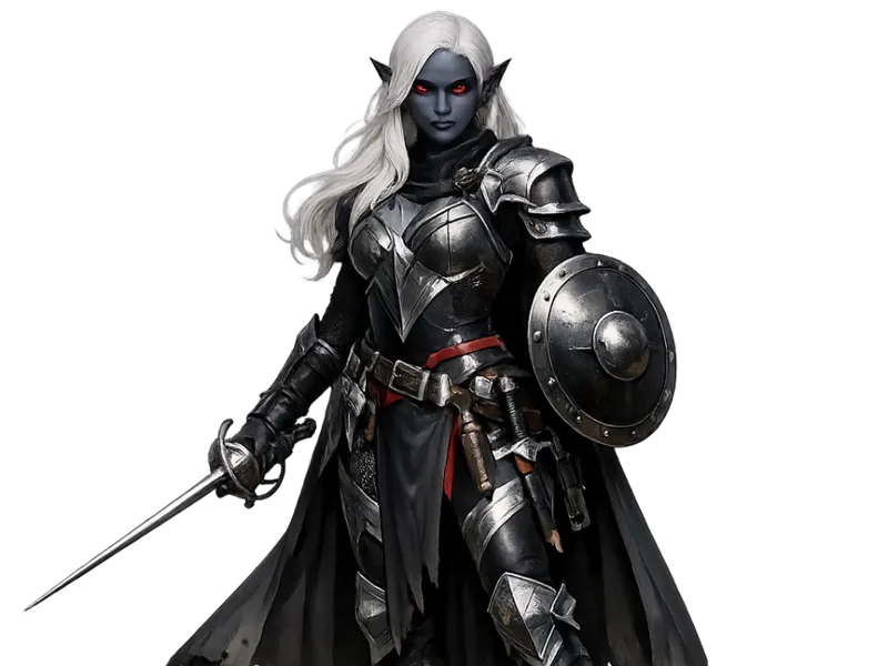 Ellithae - Drow Paladin