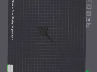 Mickey Straw Cover w/ Chain