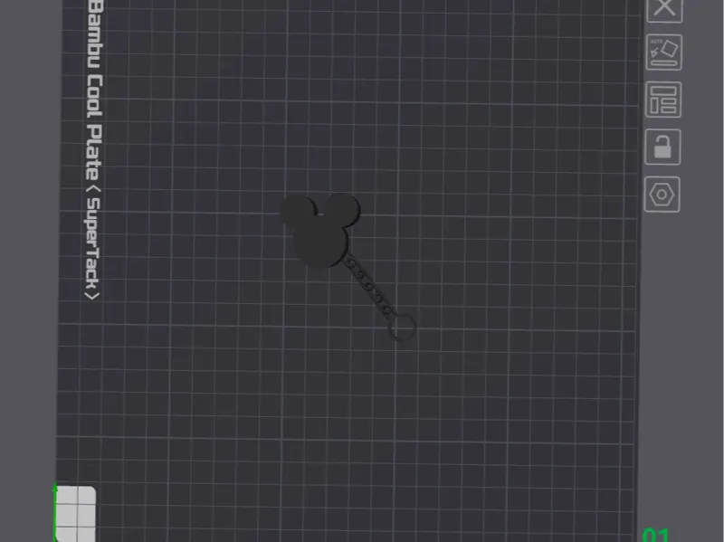 Mickey Straw Cover w/ Chain