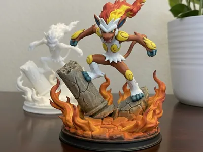 Infernape Diorama