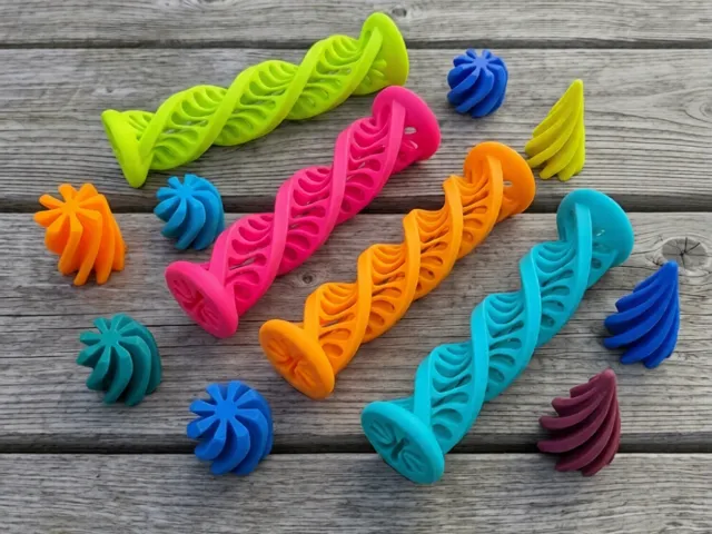 Impossible Passthrough Triple Helix Fidget