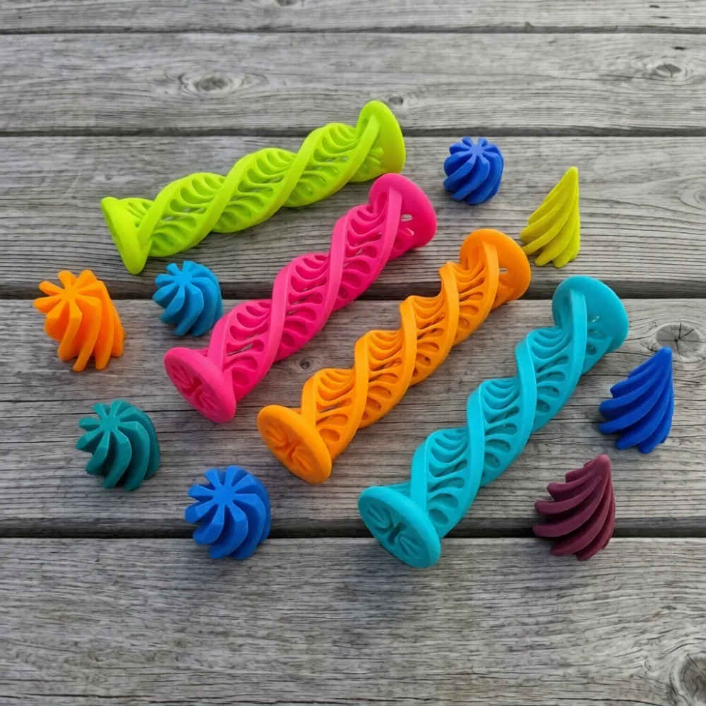Impossible Passthrough Triple Helix Fidget view 2