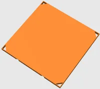 0.2mm 层高, 2 层墙, 15% 填充,平板23x23cm