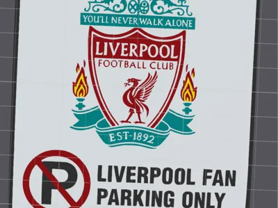 Liverpool fan parking only