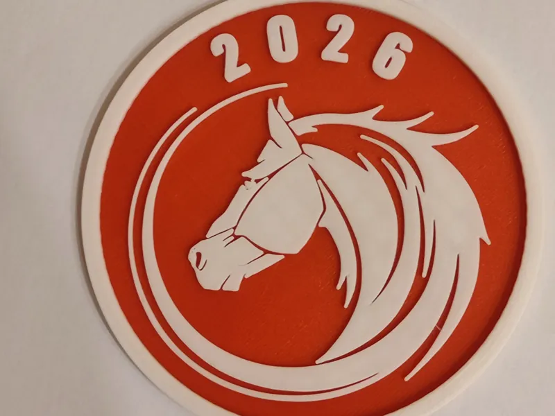 2026 Horse Spirit Christmas Ornament