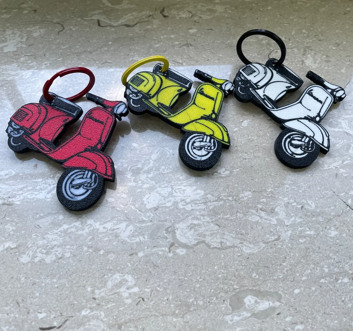 Portachiavi Vespa 50 by creoin3d MakerWorld: Download Free 3D Models - 3D model önizlemesi