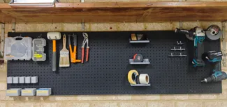 Pegboard accessories for Bunning's metal pegboard
