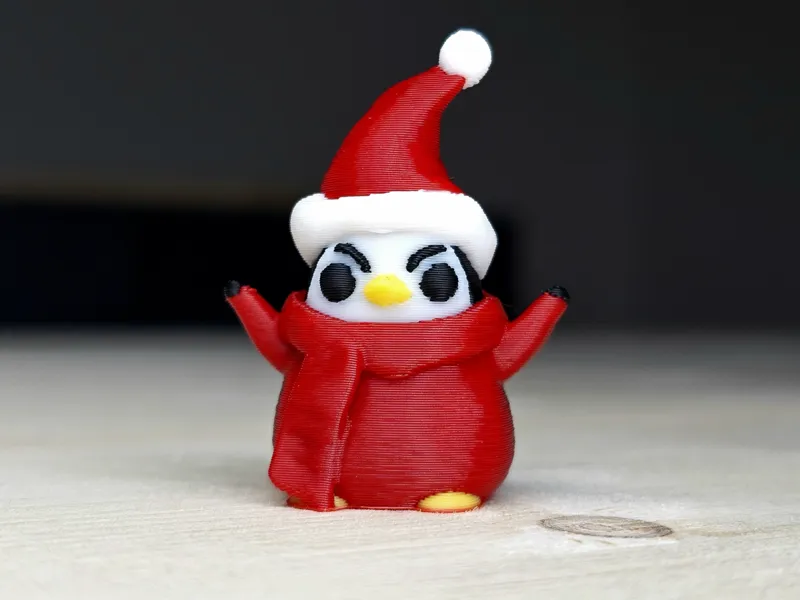 Angry Christmas Penguin Ricardo
