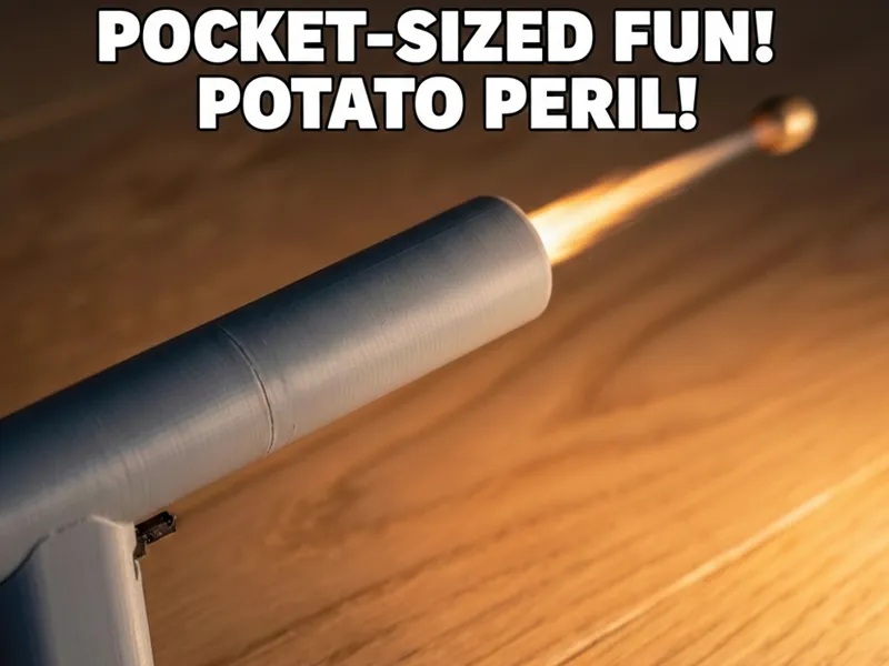 Mini-Kartoffelkanone