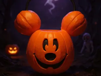 Halloween Mickey Pumpkin Trick or Treat Bucket