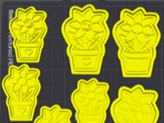 Sunflower cookie cutter