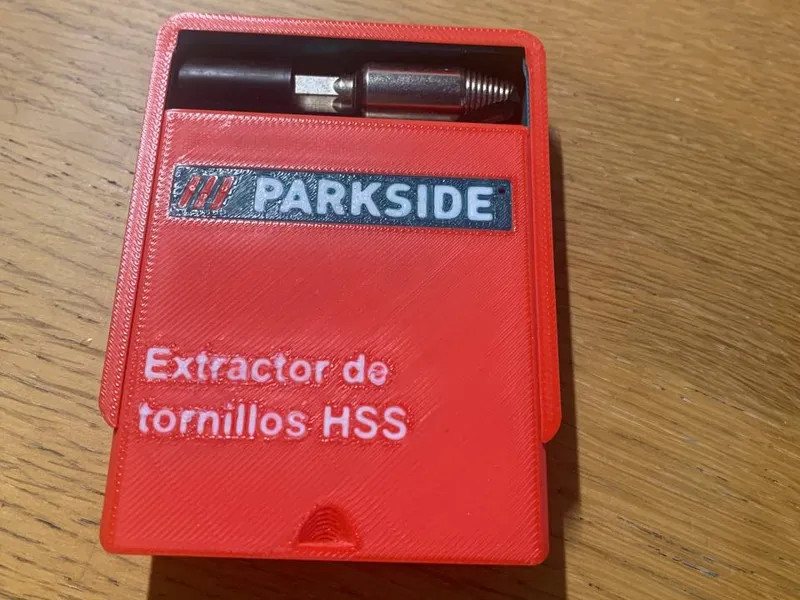Caja para Extractor de tornillos HSS Parkside