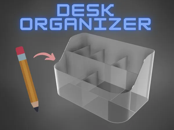 Boîte organiseur de bureau pour crayons