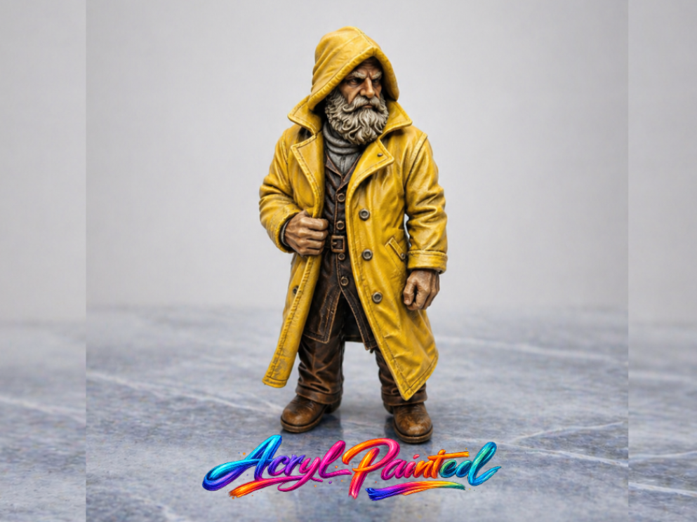 Sturmfester Seemann mit markantem Bart