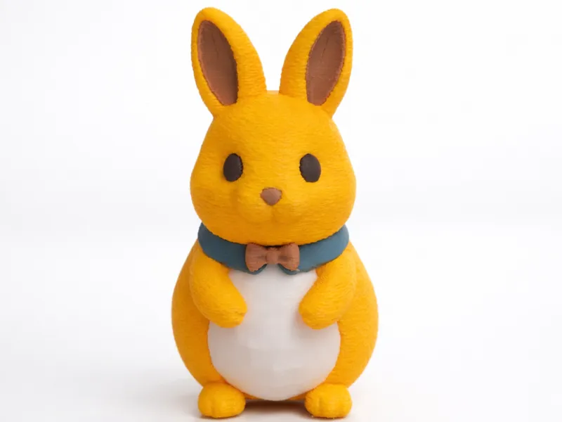 Cute Easter Bunny – Multicolor 3D Print