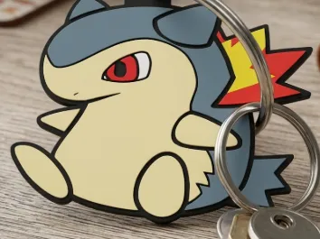 Llavero typhlosion chibi