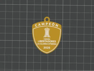 Llavero Flamengo Parche campeon Copa Libertadores