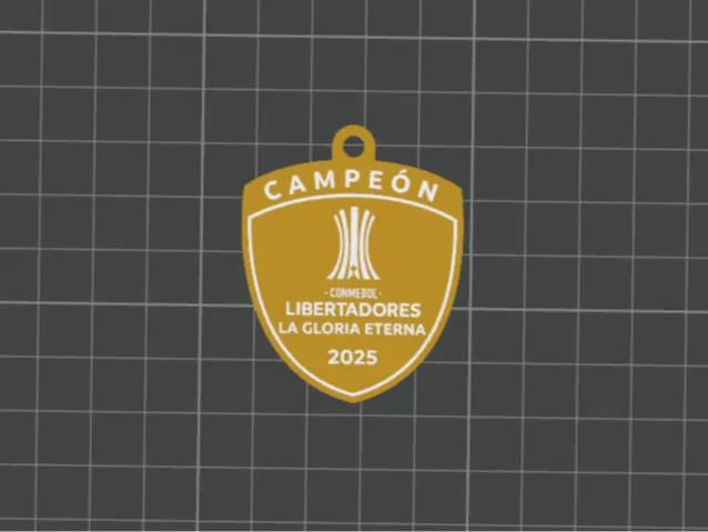 Llavero Flamengo Parche campeon Copa Libertadores