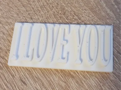I LOVE YOU Mini Schild