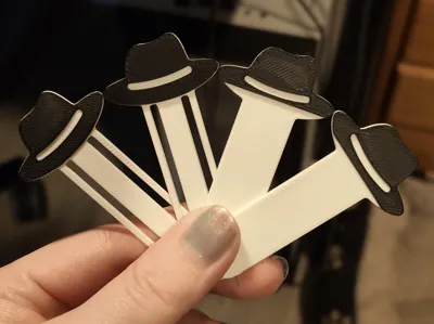 Murdle Hat Bookmark