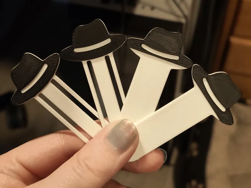 Murdle Hat Bookmark