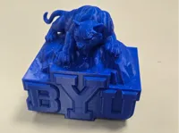 Logo 3D du cougar des BYU Cougars — photo 1