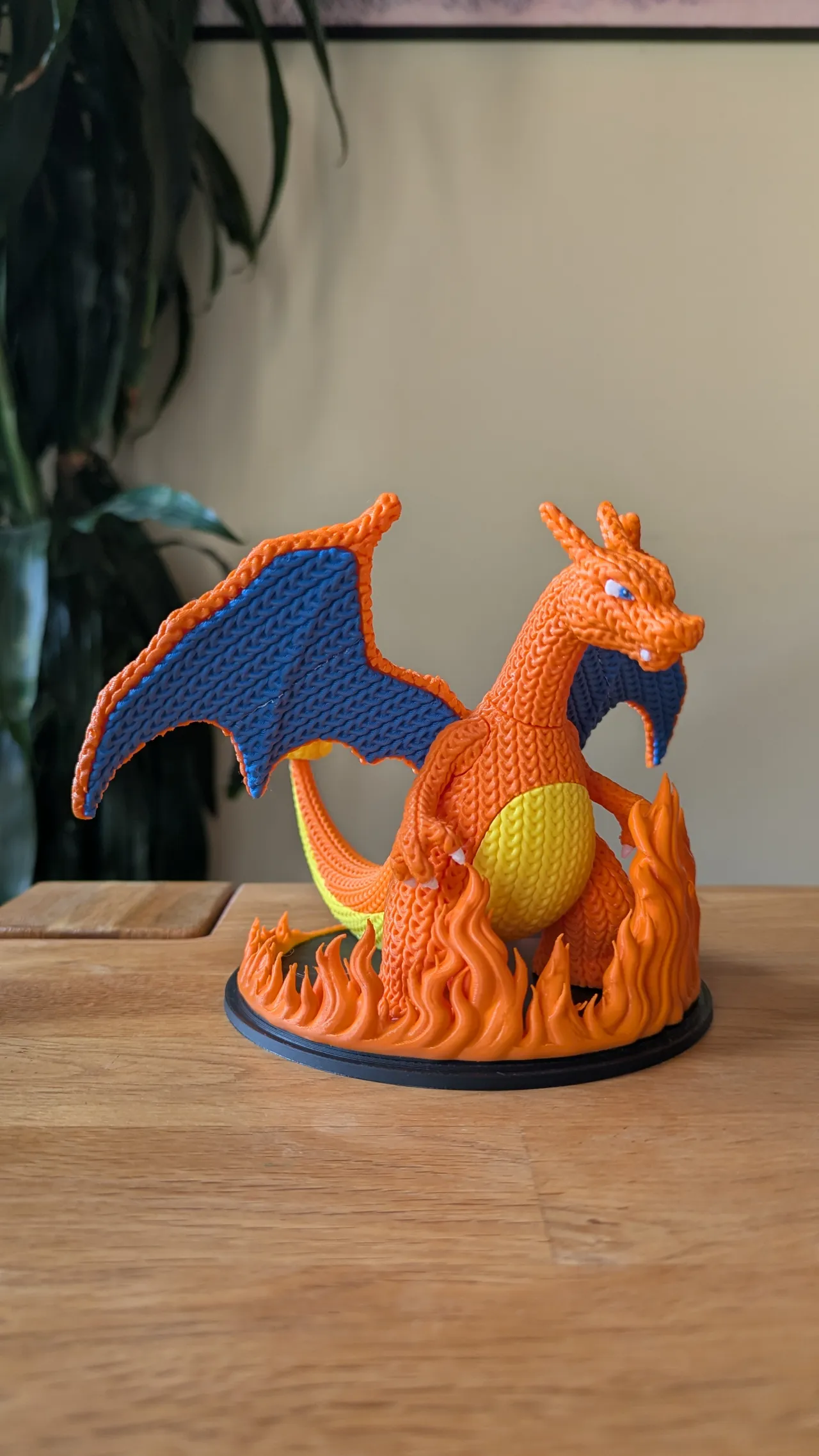 Pokemon Fire Diorama for Knitted Charizard Figure view 2
