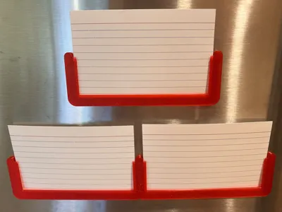 3"x5" Index Card Holders with 3mm Magnets 