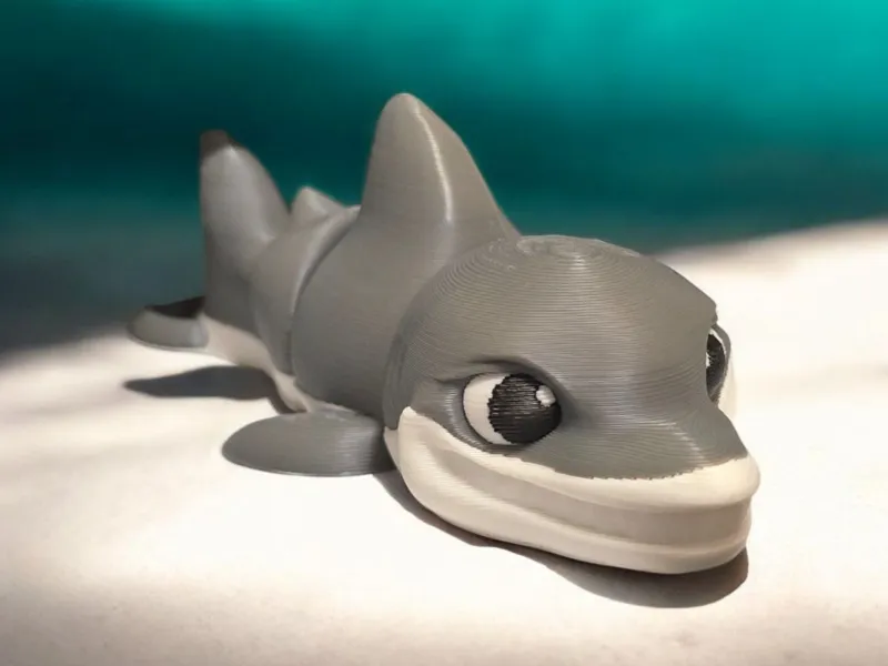 MINI FLEXI ARTICULATING SHARK ( SUPPORT FREE )