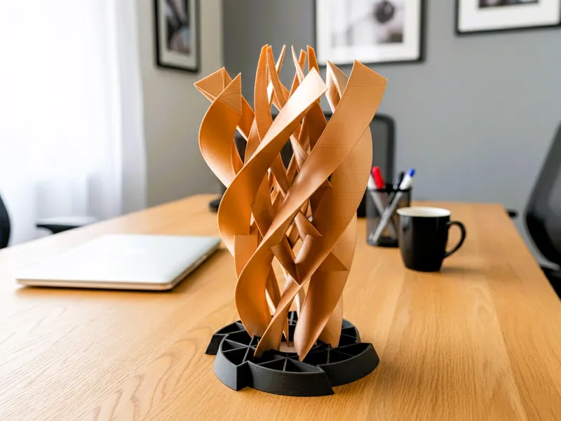 Spiral Victory Trophy & Hydroponic Vase