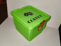 Hinged Lid Small Container