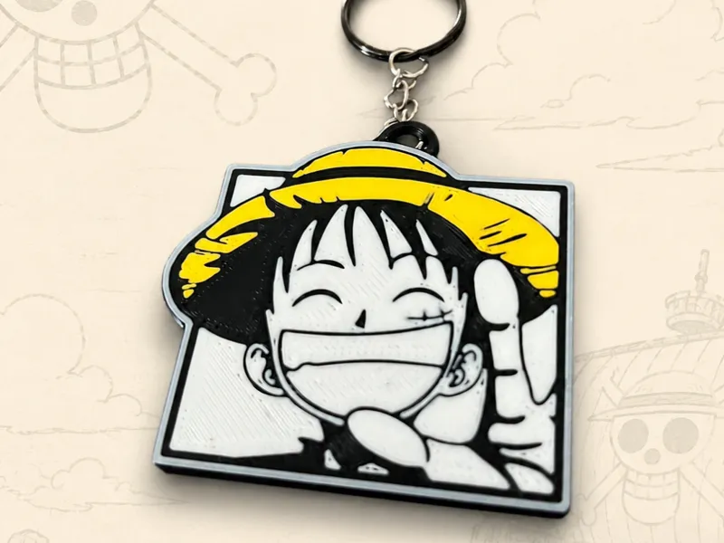 Luffy keychain