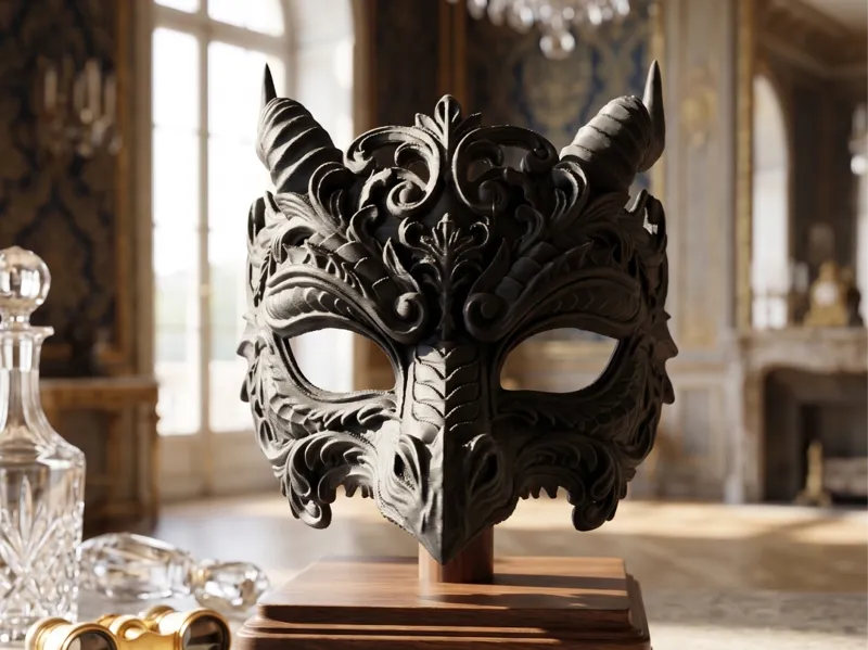 Baroque Dragon Masquerade Mask
