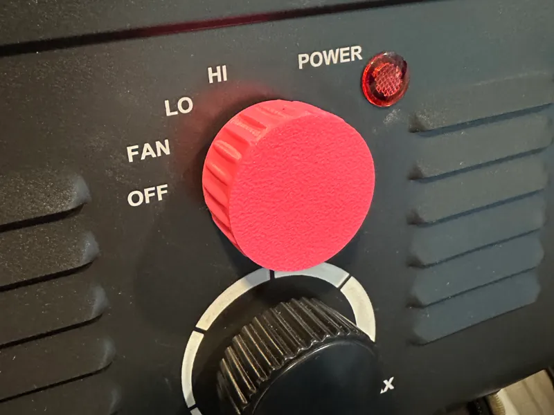 Electric Space Heater Replacement Knob