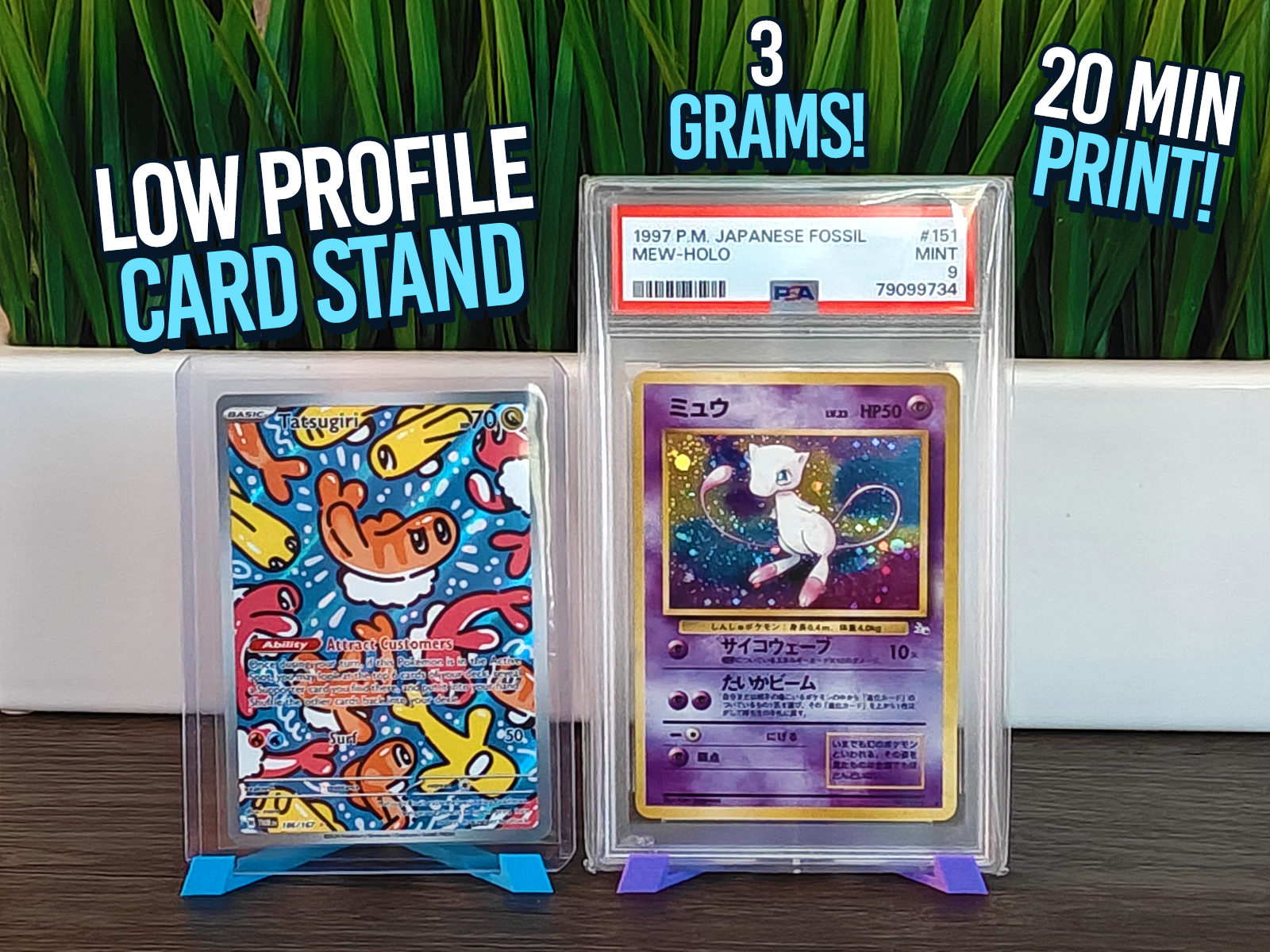 FAST PRINT PSA GRADED CARD STAND | TOPLOADER STAND