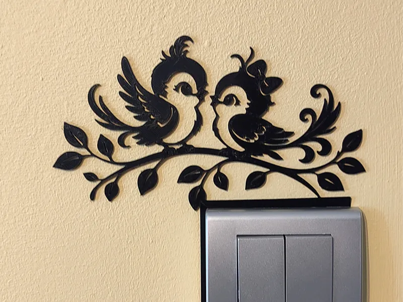 Light Switch Decoration – Bird 3