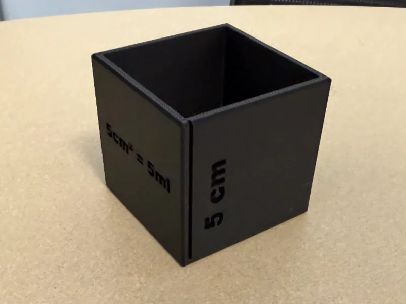 5 Cubic Centimeters is 5 Milliliters Demonstration