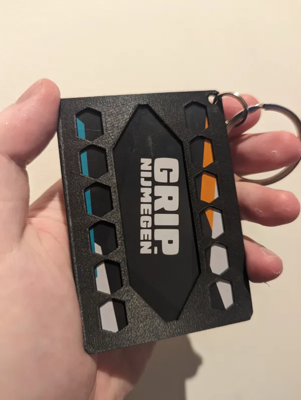 Porte-carte simple pour porte-clés