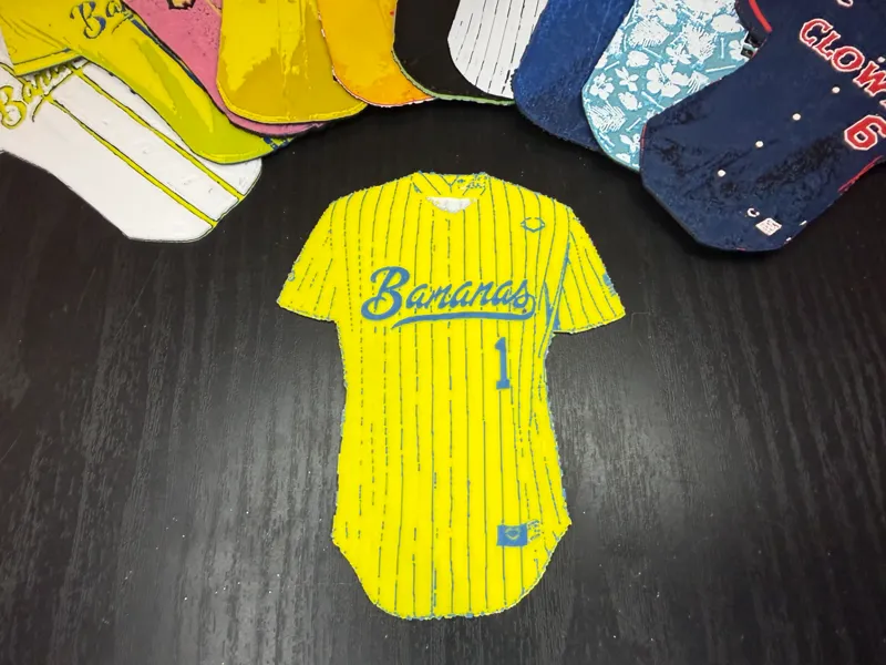 Savanah Bananas Yellow Pinstripe Jersey