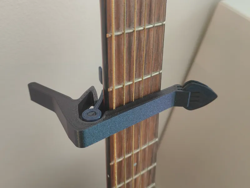 Guitar Capo With Pick Holder