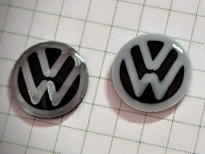 Volkswagen Golf 7 Car Key Logo