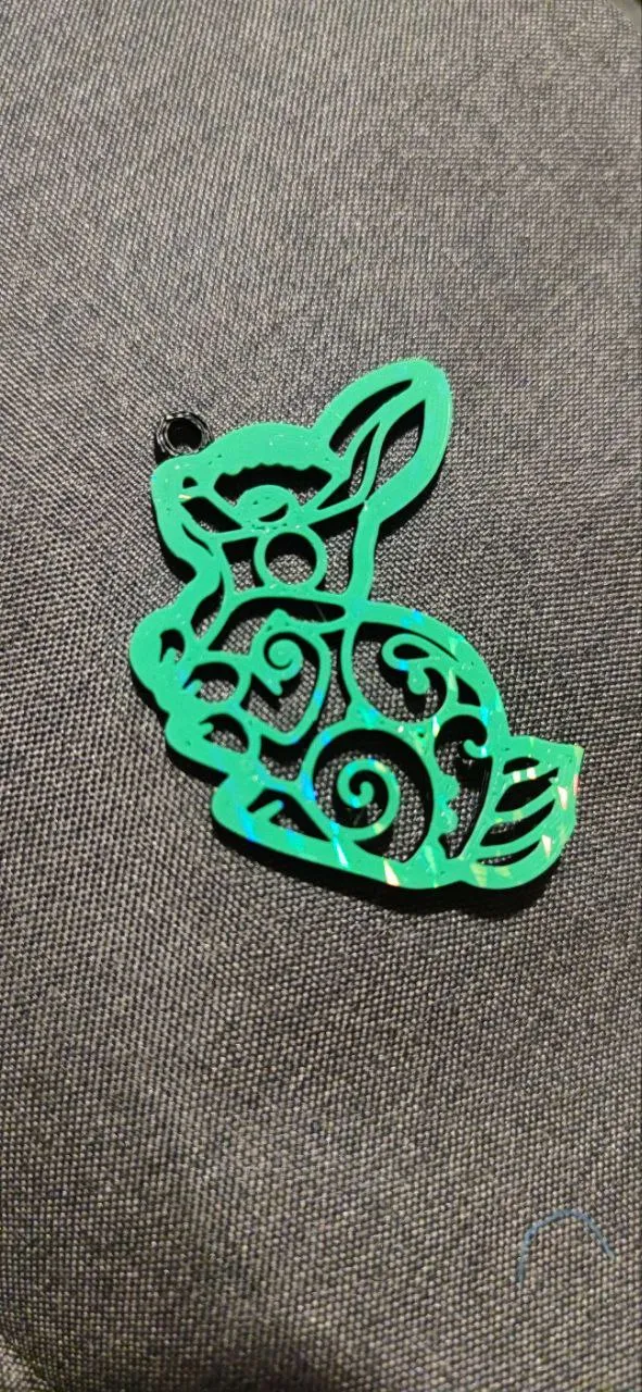 Lucky rabbit keychain
