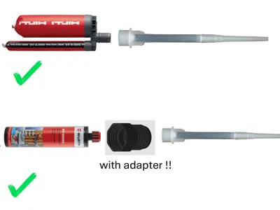 Würth WIT to Hilti HIT Mixer V2
