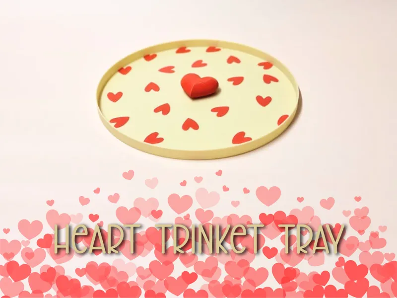 With Love – Heart Trinket Tray