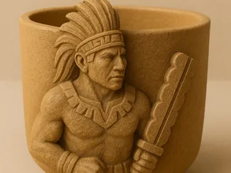 macetero azteca