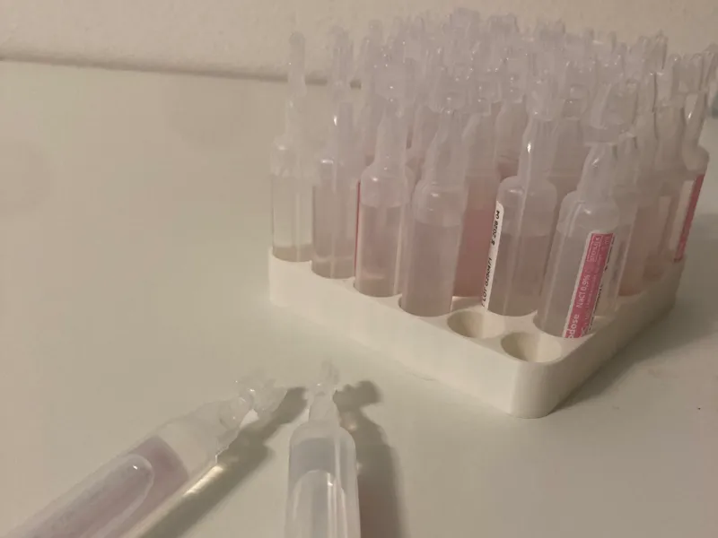 Single-use vials/Organizer fiale monouso(36 fiale)